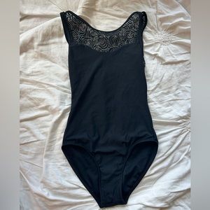 wear moi black ballet leotard